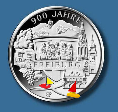Freiburg erhält Gedenkmünze zum Stadtjubiläum 